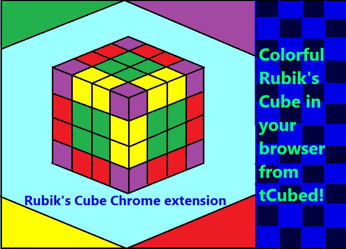 Colorful Rubik's Cube