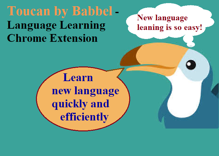 Toucan by Babbel Chrome Extension