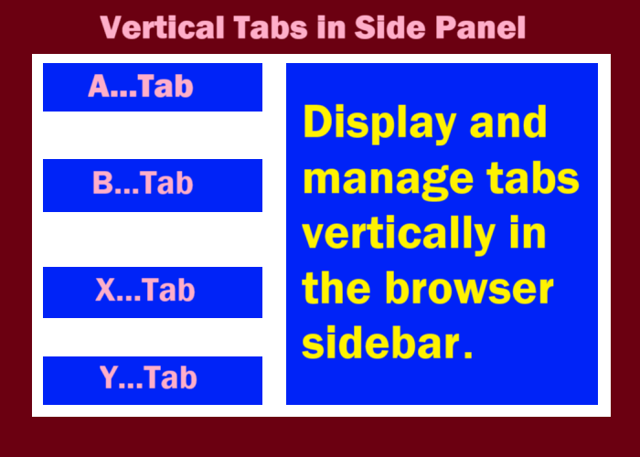 Vertical Tabs in Side Panel