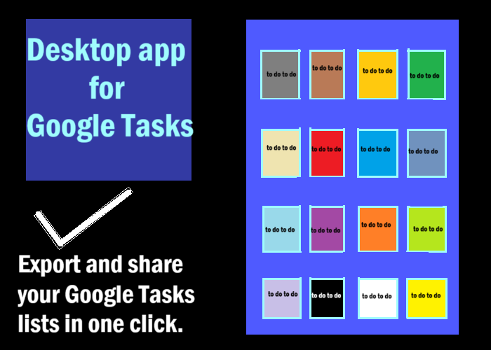 Desktop app for Google Tasks